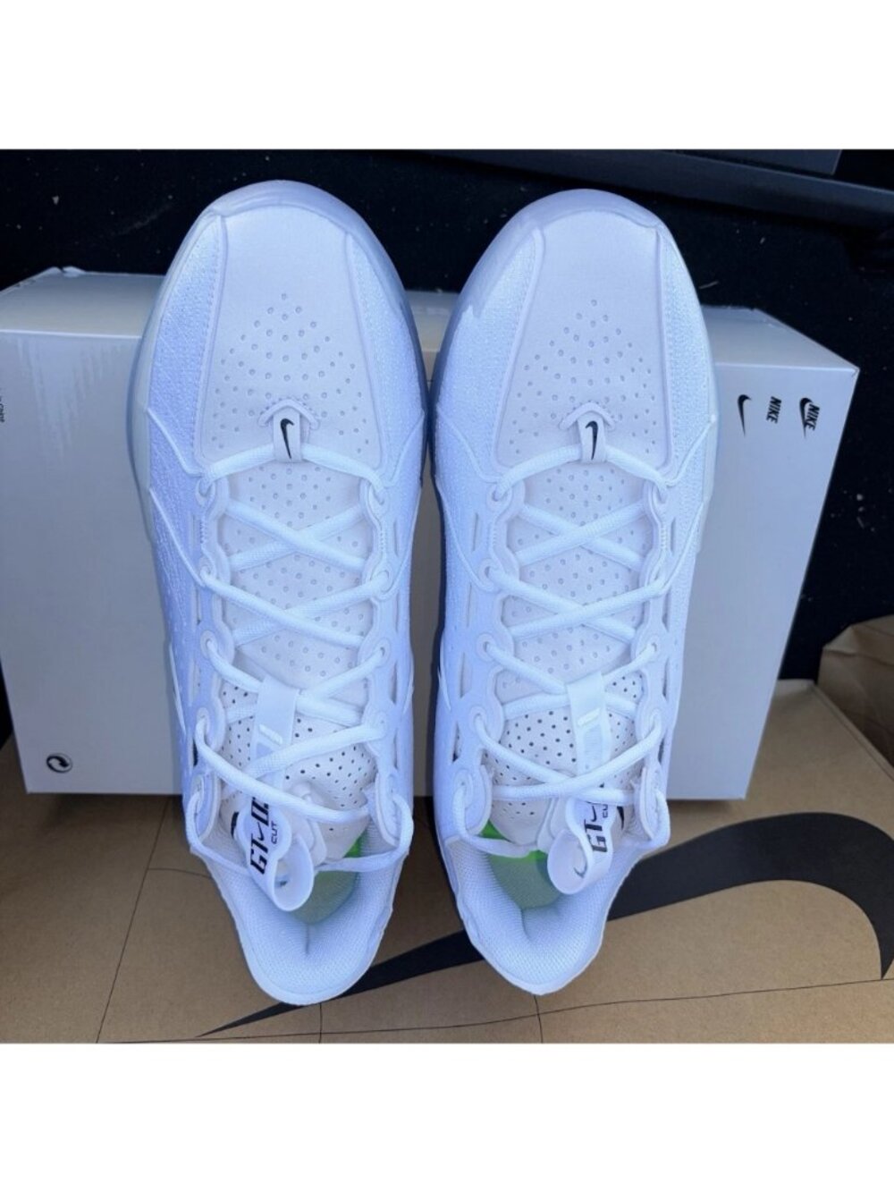 NEW Nike GT Cut 3 TB P ‘White Black’ Basketball IH5097 100 Men Size 10 - Picture 4 of 7
